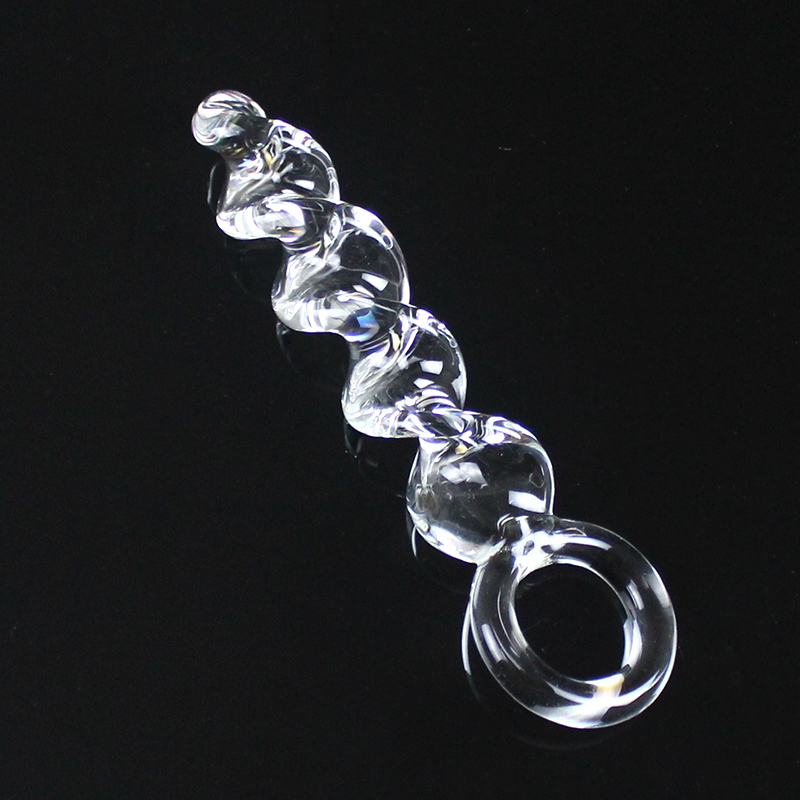 Big Pyrex Glass Dildo Glass Artificial Penis Dick Double Ended Huge Long Crystal Dildo Penis 