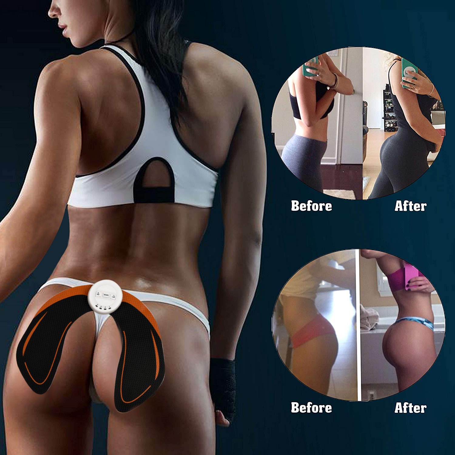 

New Release Product EMS Intelligent Hip Trainer Buttocks Lifting Waist Body Beauty Machine Rechargeable Battery Beauty Massage Relaxtion Ma