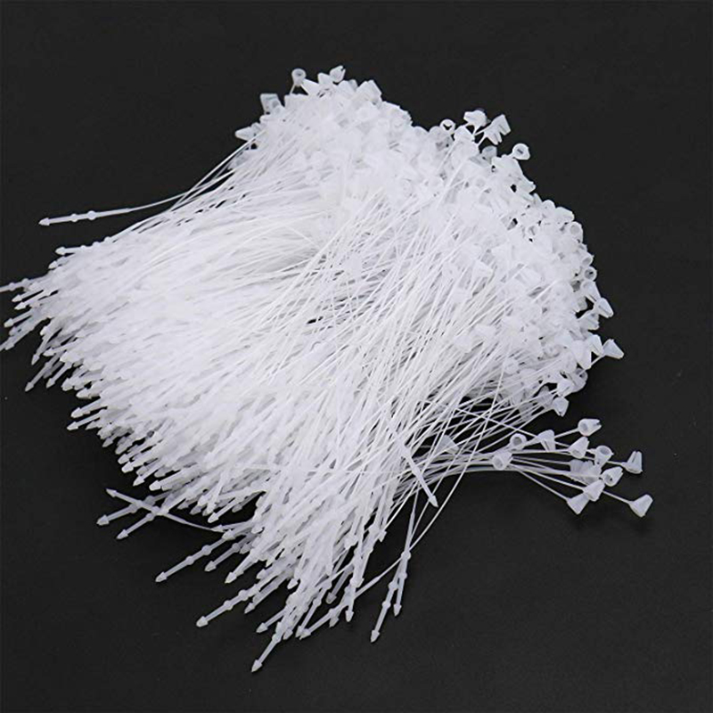 

1000pcs/lot Label Security Loop Plastic Tag for Clothing Clothes Shoes Fastener Hang Snap Lock Pin 3 inch Security Tags Fasteners Wholesale Price