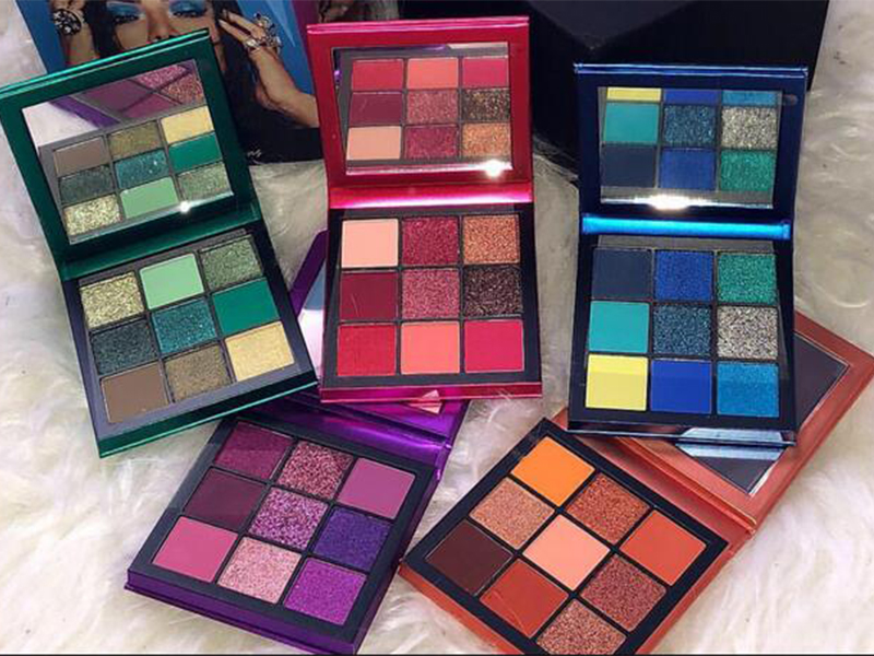 

Newest Hot Makeup Brand Beauty Palette 9 color mini eyeshadow palette 5 Style star colors Eyeshadow DHL shipping, Multi