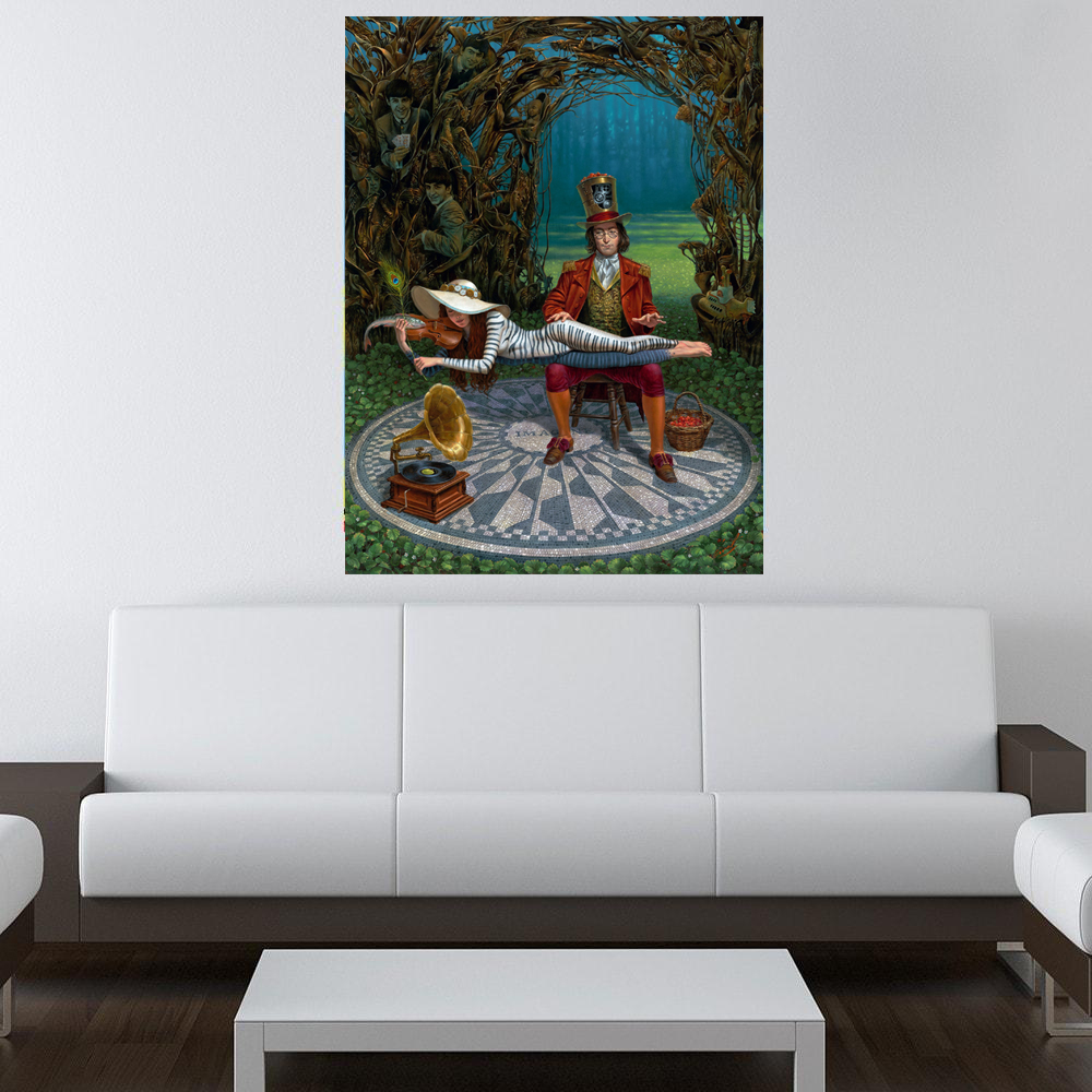 

Michael Cheval,Imagine III, artwork print on canvas modern high quality wall painting for home decor unframed pictures