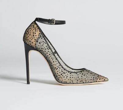 sapato com transparencia