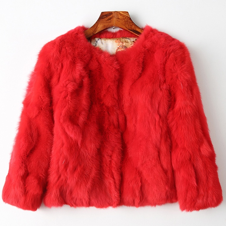 2018 NEW arrival 100% genuine real fur jacket women natural fur coat short style famele fashion autumn winter warm femme outwear S18101301