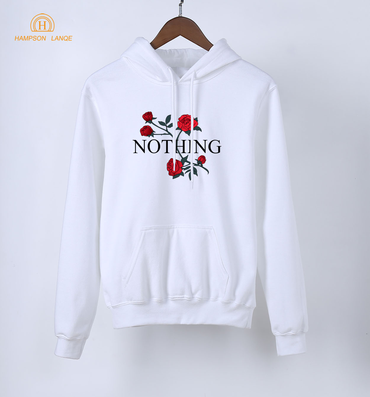 

Chinese Style Flower Red Rose & Letters Print Sweatshirts For Lady 2018 New Spring Autumn Kawaii Women Hoodies Pullovers, Pink