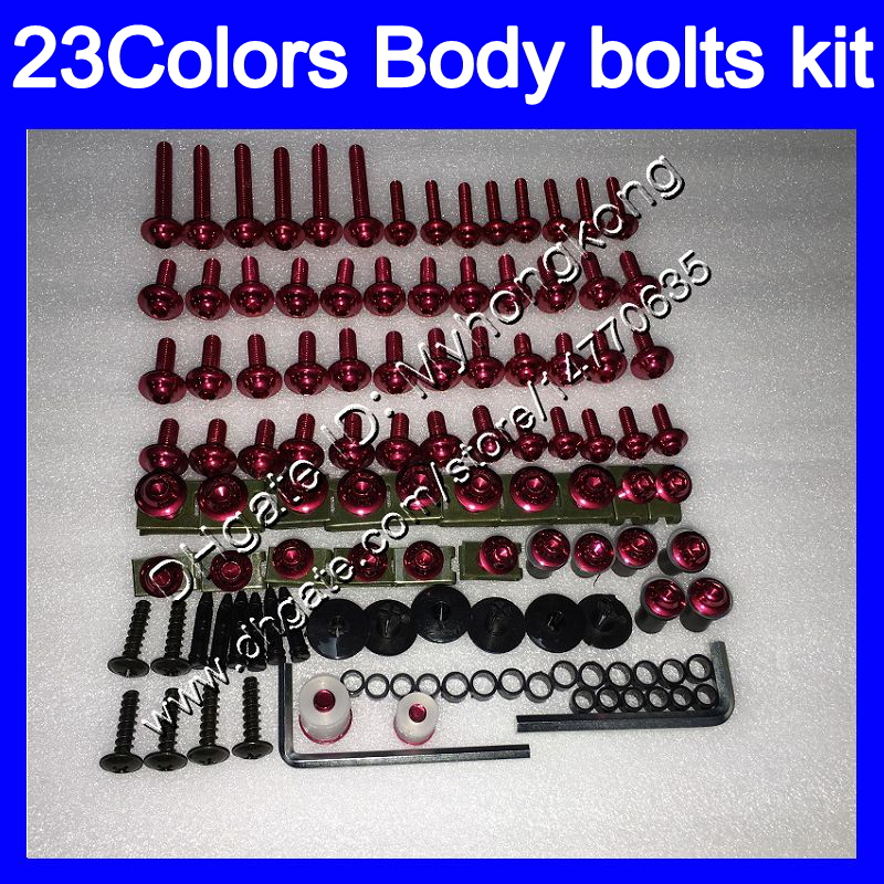 

Fairing bolts full screw kit For KAWASAKI Z750 04 05 06 Z-750 Z-750S 04-06 Z750S 2004 2005 2006 Body Nuts screws nut bolt kit 25Colors, No.1