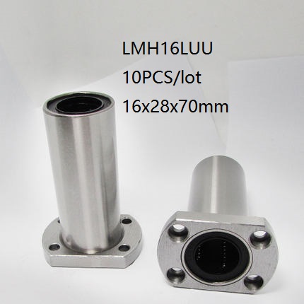 2Pcs LMH12LUU Long Oval Flange Linear Motion Bearing For CNC Router//3D Printer