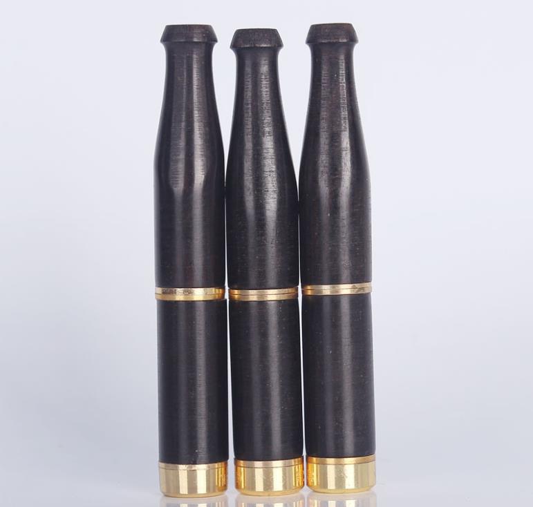 

Ebony filter cigarette holder double filter core cigarette holder can clean tie rod copper head cigarette holder