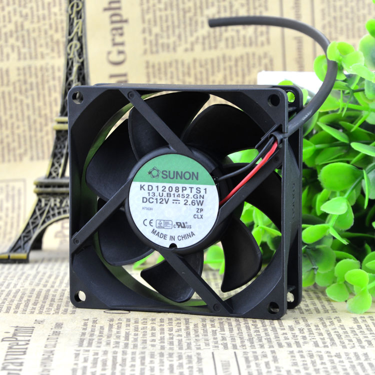 1pcs SUNON KDE1208PTV1 Fan 8025 DC12V