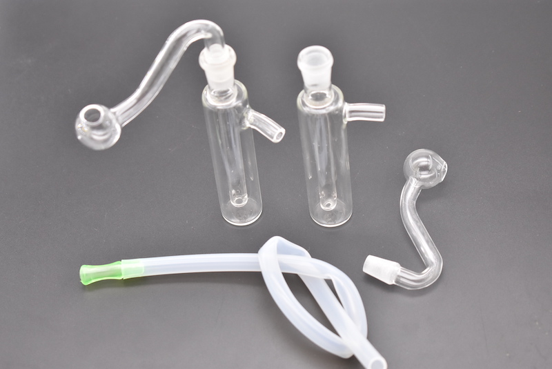 

Mini oil burner water Rig small Glass Bongs Glass Bubbler Bong 10mm Ash Catcher Smoking Water Pipes Oil Rigs dab rig with hose and bowl