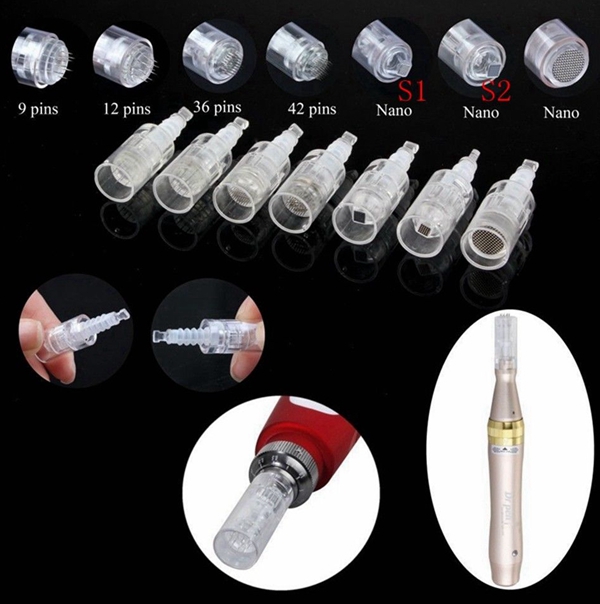 

25pcs 12/36/42/nano Replacement Micro Needles Cartridges Tips for Electric Auto Stamp Derma Pen Dr.pen N2 N4 M5 M7