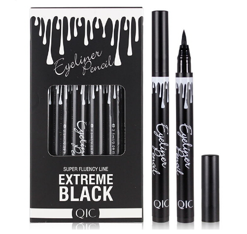 Super Black Waterproof Liquid Eyeliner Pencil Eye Liner Pen Lady Cosmetics Make Up Eye Marker Beauty Essentials Eyeliner Contour-image-430587267