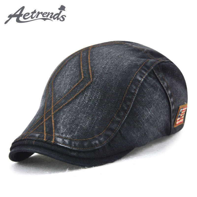 

[AETRENDS] 2017 New Cotton Beret Hats for Men or Women Fashion Visor Hat Berets Z-6028, Army green