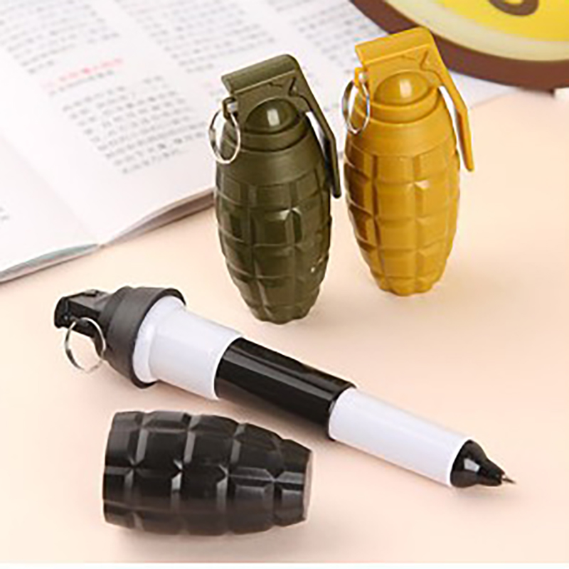 

Hand Grenade Ballpoint Pen Novelty Telescopic Ballpen Stationery Gift Office Accessories School Supplies Free DHL 543, Multiple colour