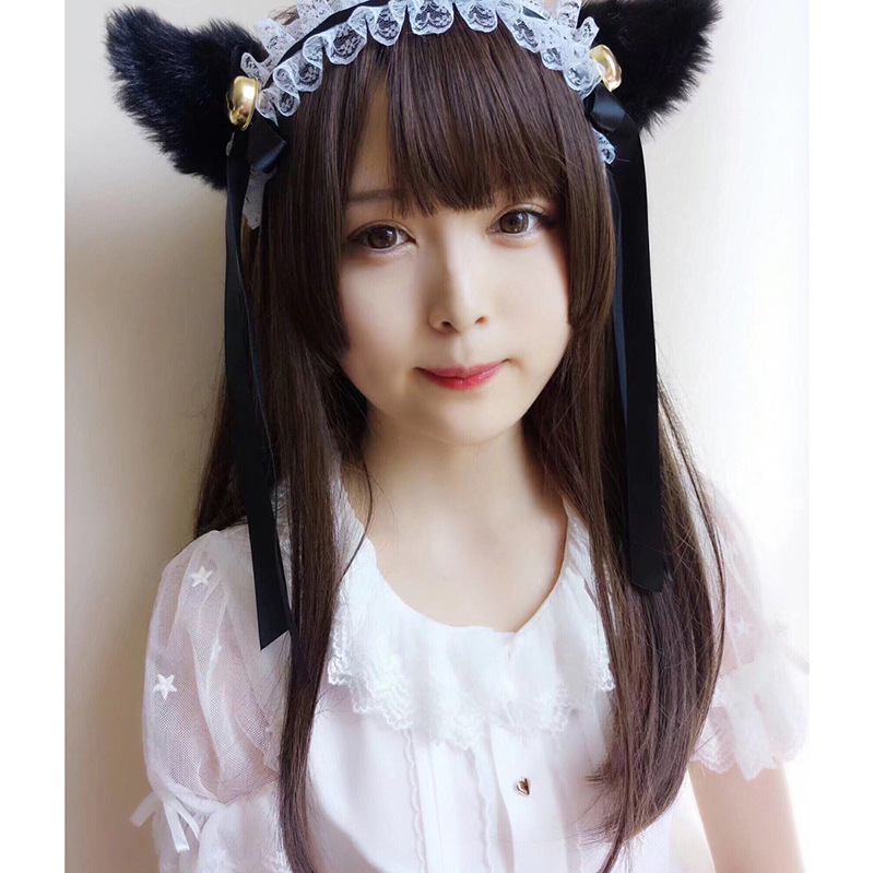 Wig Woman Long Straight Hair Woman Hairstyle Within Buckle Three