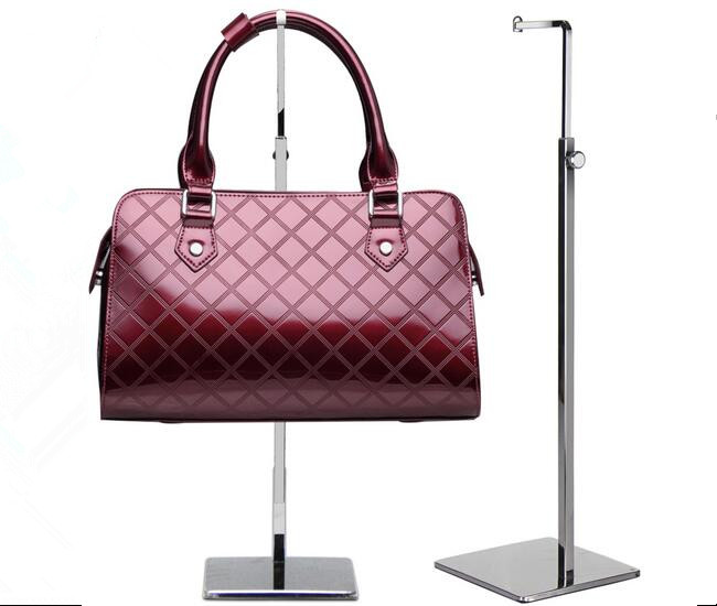 

10pcs 7-type Handbag Display Rack Women's Bag Display Stand Holder adjutable metal wig hat hook desktop stand clothing display props