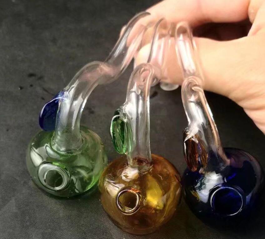 

new Color Apple Pot ,Wholesale Bongs Oil Burner Pipes Water Pipes Glass Pipe Oil Rigs Smoking