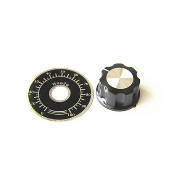 2sets NEW MF-A03 Knob Cap 6mm Dia hole for Potentiometer //w Dial K98