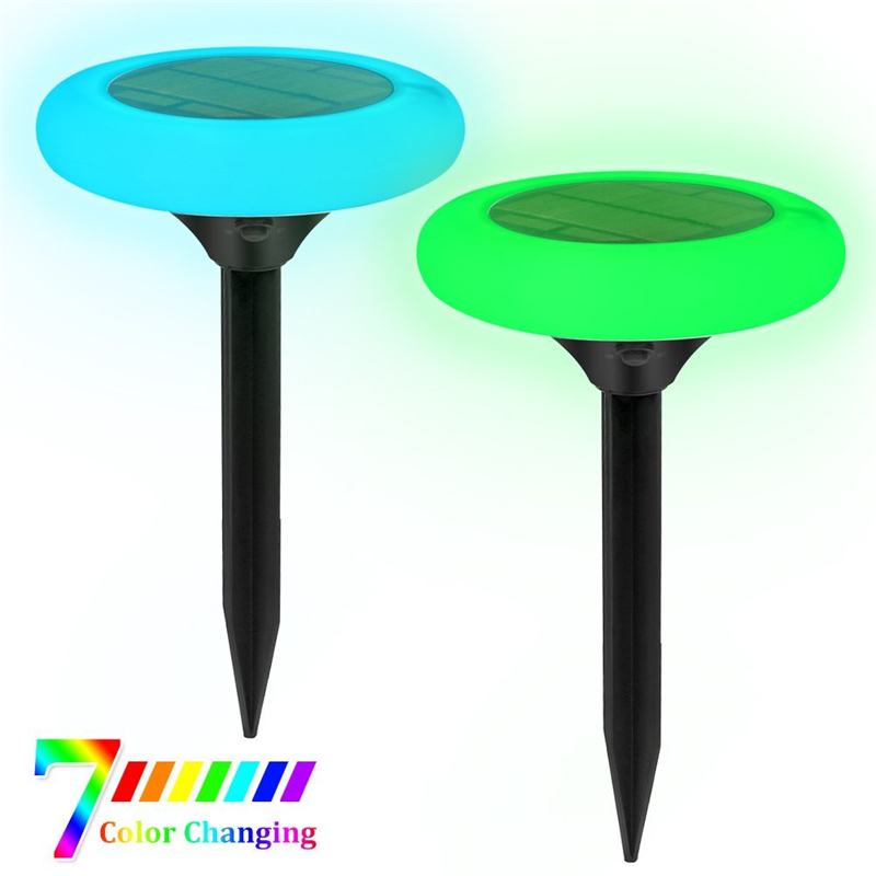 Giardino energia solare colori cangianti LED Farfalla Libellula su Roccia Lampada