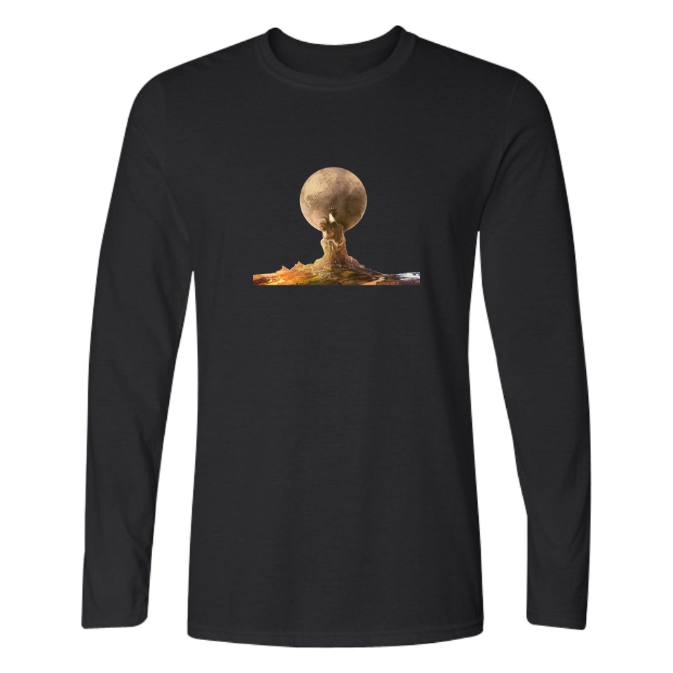 

Blackday Hip Hop funny t shirts Civilization 6 Long TShirt Long Sleeve T Shirt Men clothing Cotton tee shirt homme fitness men, Black