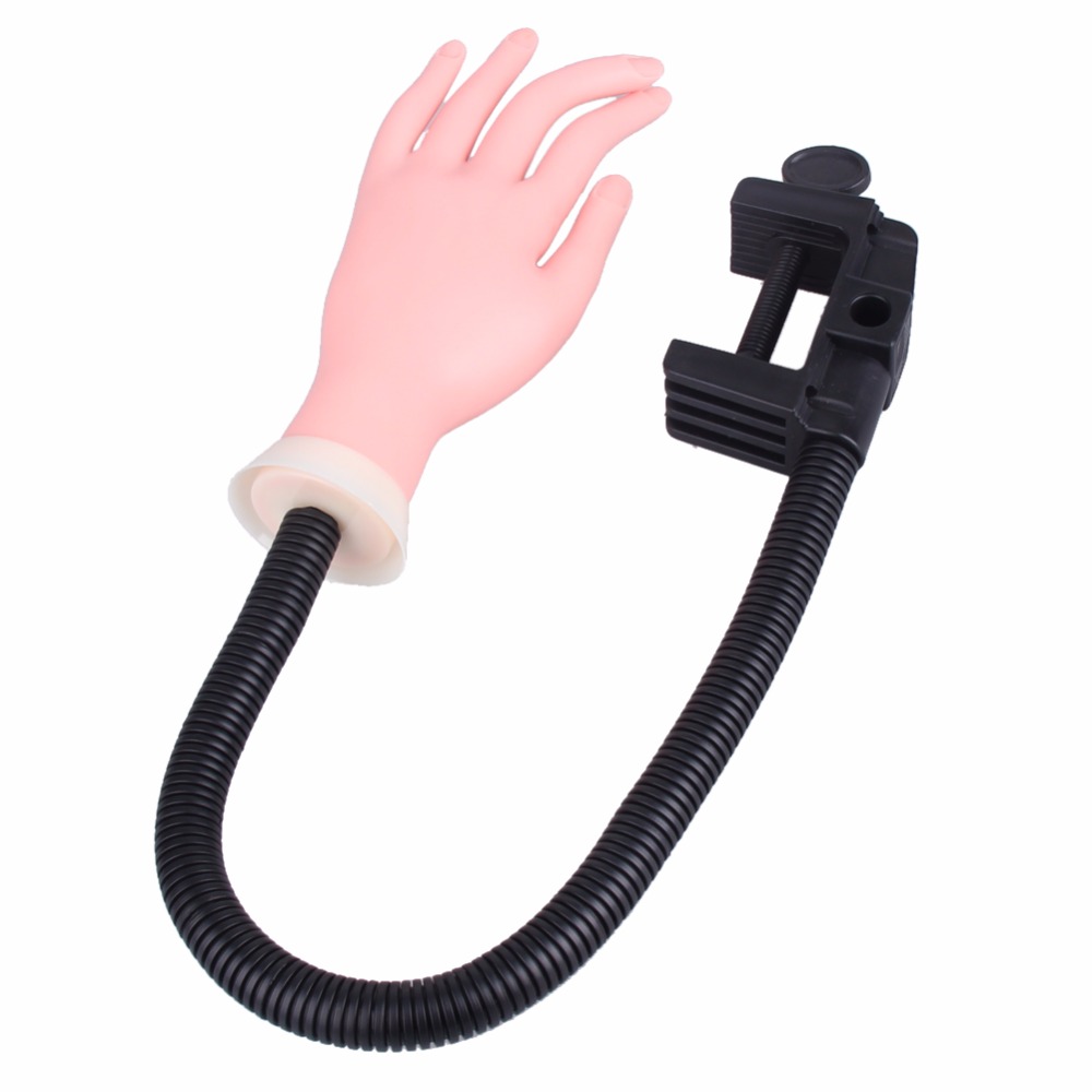 

Soft Nail Training Holder Hand Training Tool Hand for Practical Hand Practice for Nail Art Design Beginner 1 pcs