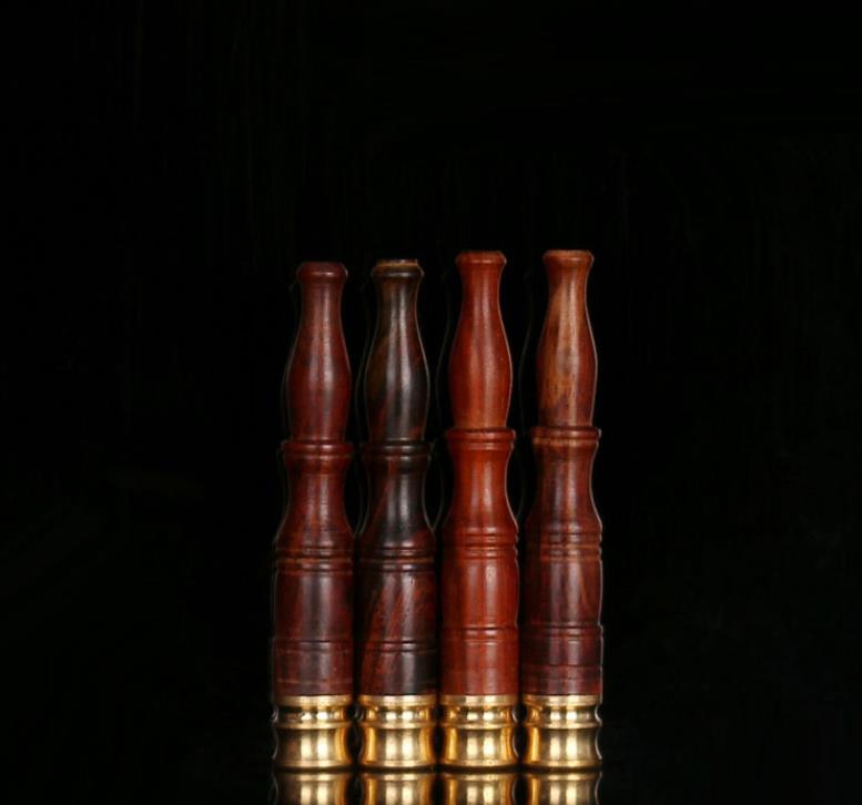 

Creative red sticks, round tail, solid wood cigarette holder fittings, copper head pull rod, 8mm filter pipe mouth.
