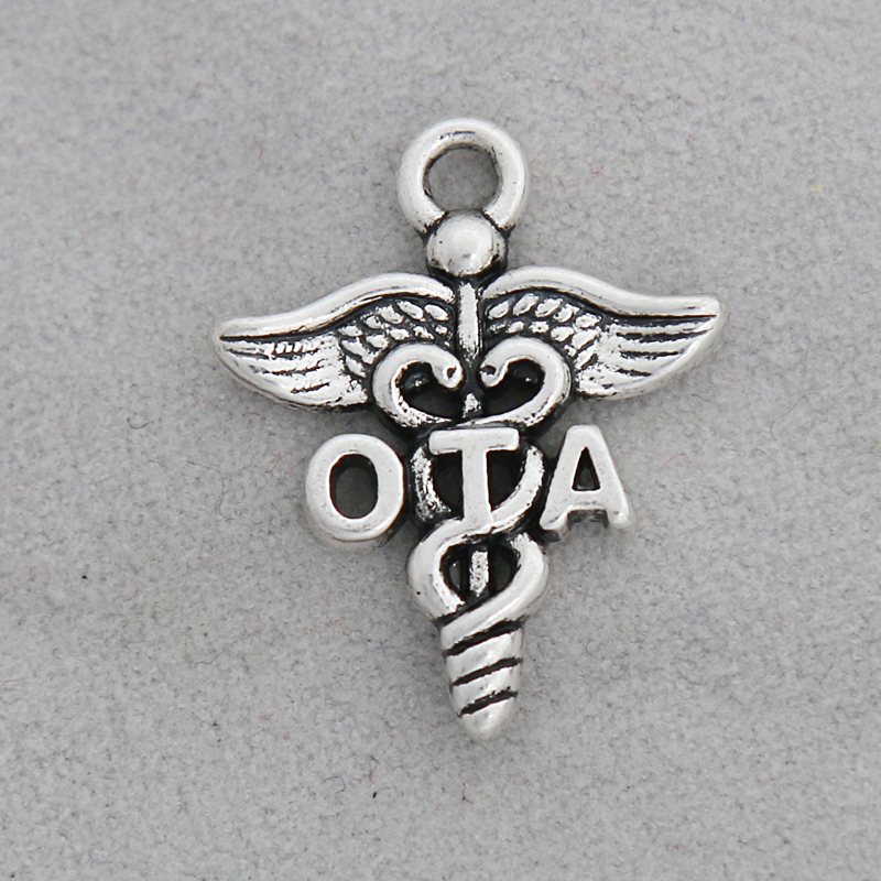 

Wholesale Vintage Fashion Alloy Professional Medical OTA Charm 19*23mm AAC1675