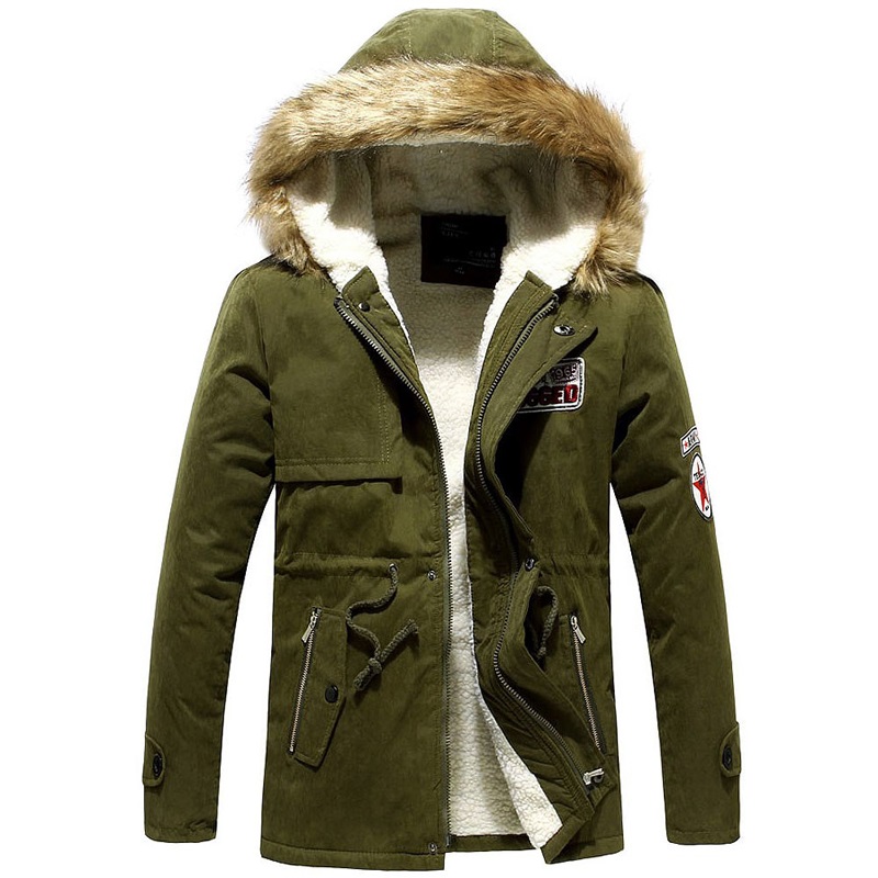 2018 Autumn Winter Thicken Fur Hooded Parka Men Coats Casual Padded Jacket Male Plus Size 4XL Couple Homme