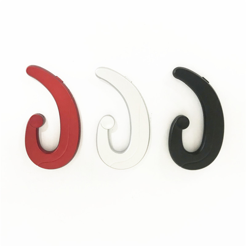

4.1 Bluetooth Ear Hook Earphones Sports Wireless Headphones 3 Colors Headsets Good Quality Earphone With Retail Box DHL Free, Red