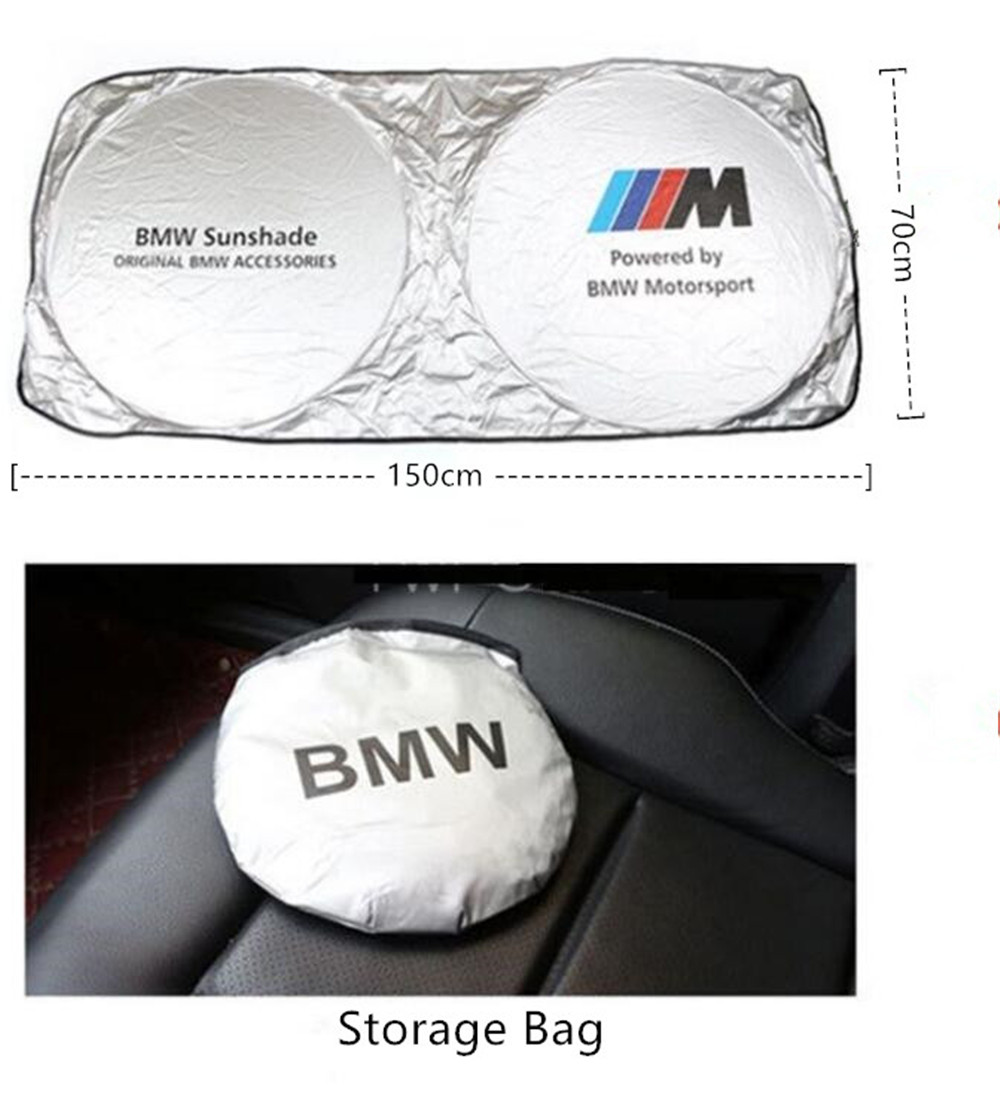 

Universal Car Windshield Sun Shade Blocks UV Rays Foldable Sun Visor for BMW Benz Audi Toyota Lexus Honda Volvo Cadillac High Quality