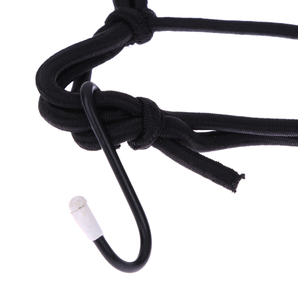 2X Accessoires de voiture Porte-casque de vélo de moto 6 crochets Maintenez 30 x 30 cm Filet en maille Sac Bagages Cargo Filet en maille Auto Car