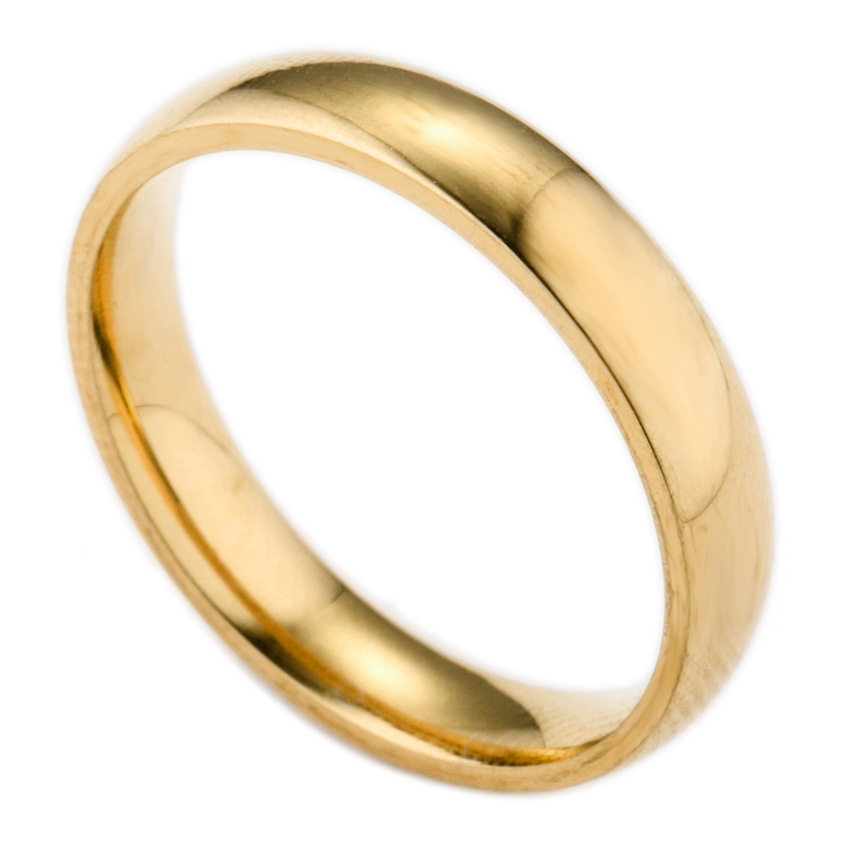 

18k gold plate Ring Simple Style Wholesale Black/Silver/Gold Color Fashion Wedding Bands Rings for Men/Women Jewelry Gift