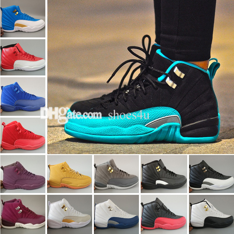 

Wholesale Air 12 Bordeaux Basketball Shoes Men Sport Shoe Bordeaux 12s Sports Athletic Trainers High Quality Sneakers Size 5.5-13, #20