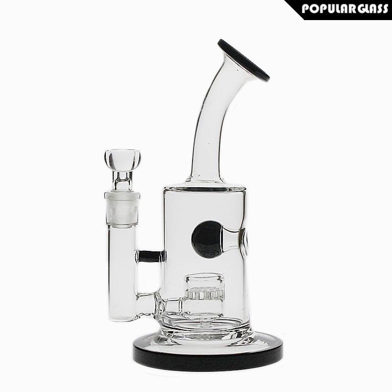 

SAML Jet Perc Heavy Glass Bong Hookahs water pipes heady oil rigs honeycomb dab rig Bubbler joint size 14.4mm PG5018/PG5019
