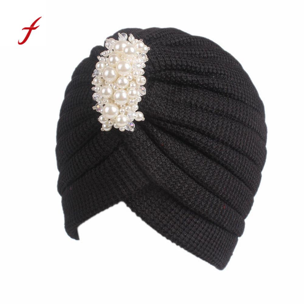 Mamum Enfants Bebe Filles Tricot Chapeau Bonnet Turban Tete Wrap Cap Bouchon De Pile Bonnet Bebe Noir Vetements Bonnets Casquettes Et Bobs