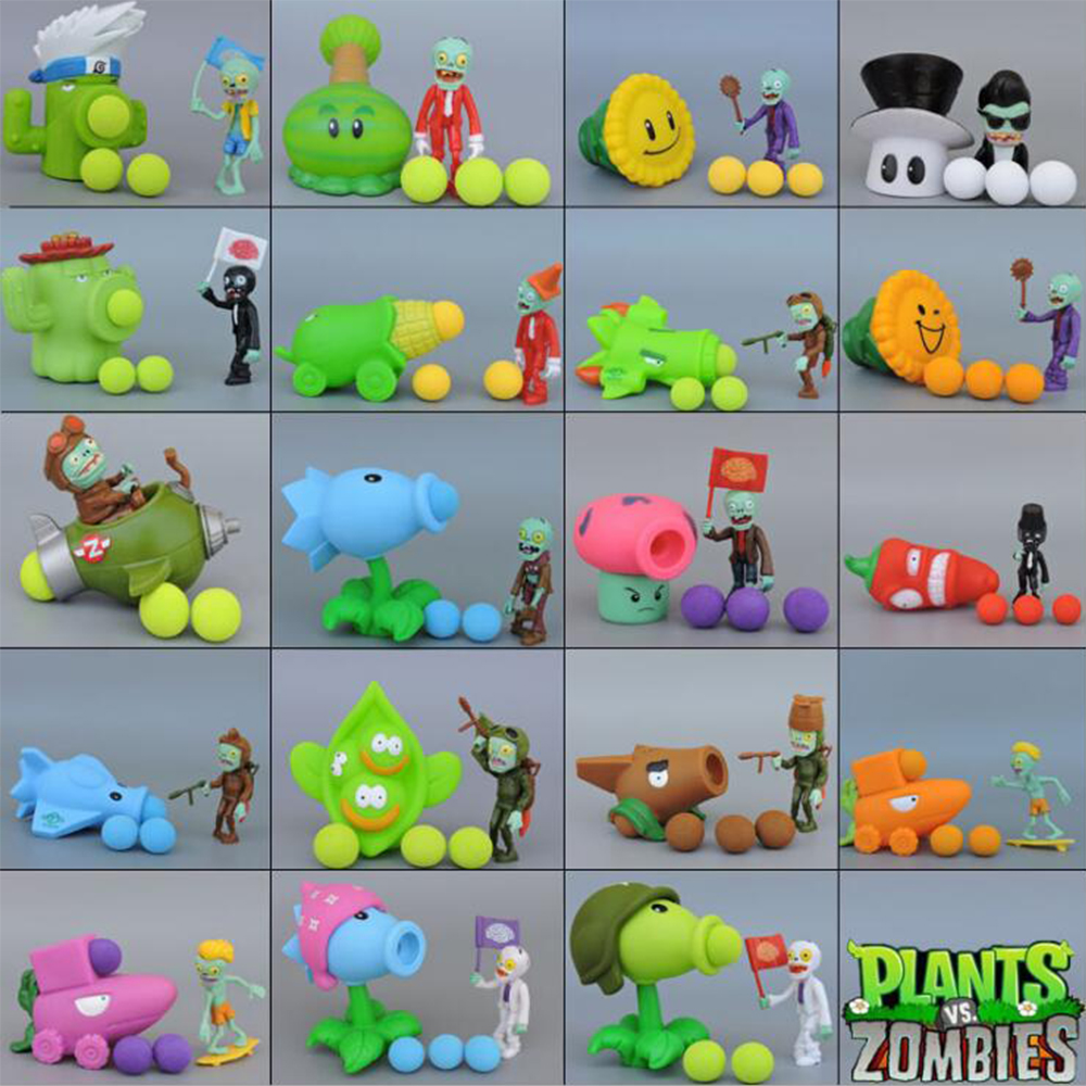 Plants Vs Zombies Pvc Action Figures Pvz Plant Game Toys Kids 25 Styles Gift New