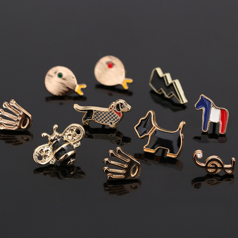 

Enamel Brooches Pins Small Size Metal Lapel Pin For Mens Women Clothes Suit Shirt Collar Decor Button Accessories Fashion Jewelry