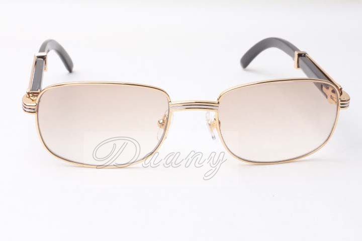 

2018 new listed direct sales natural black color horn square lens sunglasses, 7381148 high-end luxury sunglasses size: 56-21-135mm
