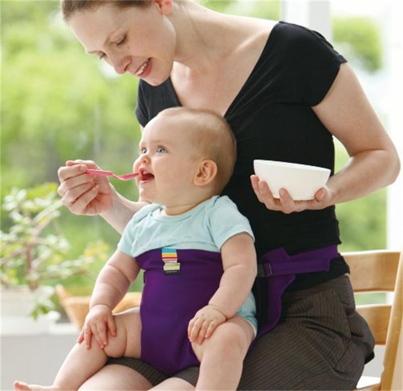 

Portable Seat Dining Lunch Chair Safety Belt Infant Chair Stretch Wrap Feeding Chair Harness baby Booster Seat