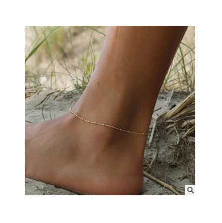 

new beach barefoot tiny copper beads chain foot pin feet jewelry summer beach travel essential jewelry factory direc