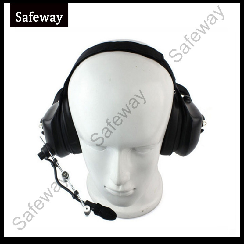 

New heavey duty walkie talkie noise cancelling headset for kenwood 2 pins for baofeng UV-5R two way radio