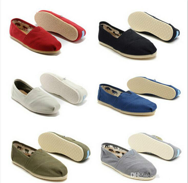 

brand new women and men canvas shoes canvas flats loafers casual single solid sneakers shoes designer shoes, Blue
