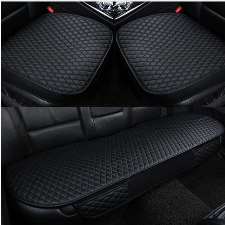 

Car seat covers 4 seasons premium pu Leather Car Seat Cushion pads single general car seat cushions covers