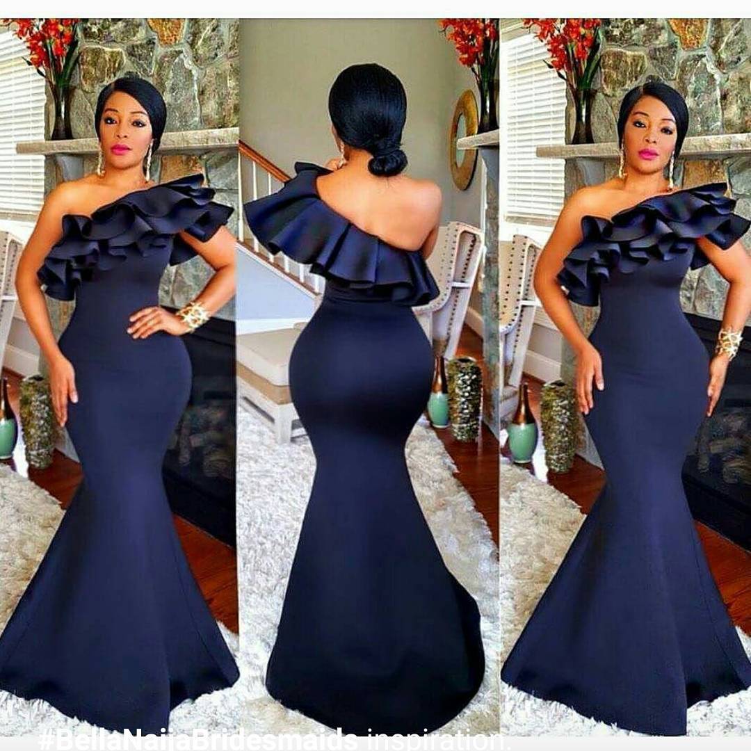 latest nigerian dinner gown styles