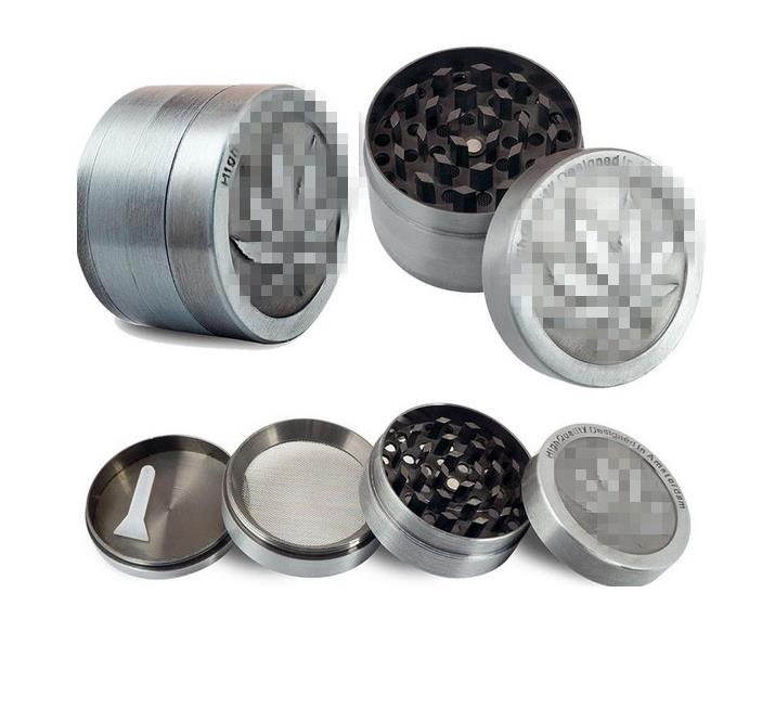 

hot sale leaf piture Tobacco Herbs 4 Layers Zinc Alloy Bullet Grinders With 6 Shooter Cartridge Clip Grinder Smoking Accessories A481