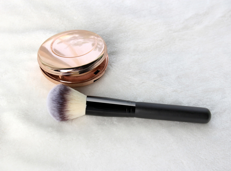 Professional Makeup Tools singe face brush for Powder Foundation Blush Concealer Contour Brush wood handle Synthetic Hair DHL Free BR028-image-428623231