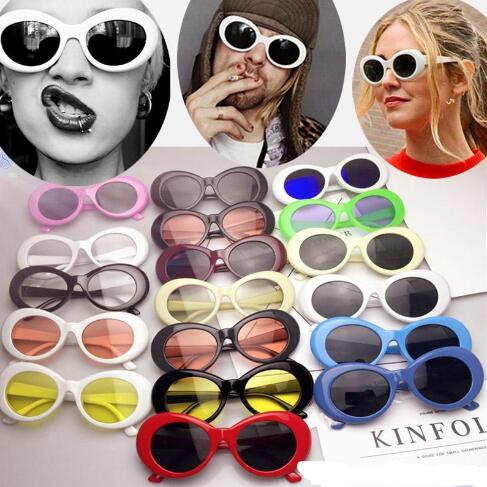 

Clout Goggles NIRVANA Kurt Cobain Glasses Classic Vintage Retro Oval Sunglasses Shades Sun Glasses Punk Rock Unisex Women Men 20 pairs