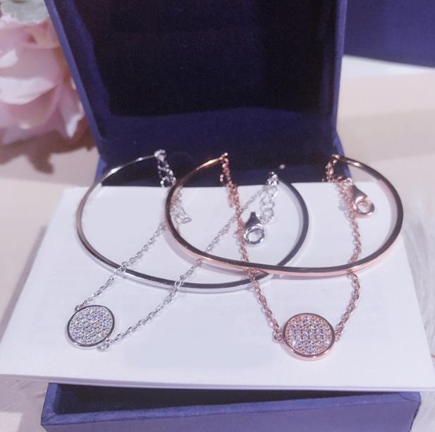 

Small round double bracelet bracelet S925 sterling silver new ladies silver jewelry fashion jewelry fashion items hot sell recommendations