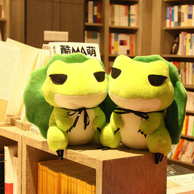 

Wholesale Manufacturers Trend Travel Frog Doll Plush Toys Cute Cartoon Cloth Doll Frog Doll Lovely Gifts for Girls, Green