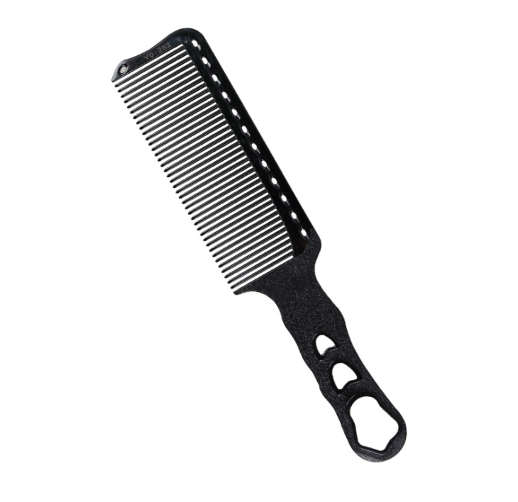 

Pro 1 Pcs Hairdressing Comb For Barber High Quality Resin Material Men Hair Clipper Comb For Haircut Durable Hair Man Comb Y0, Silver