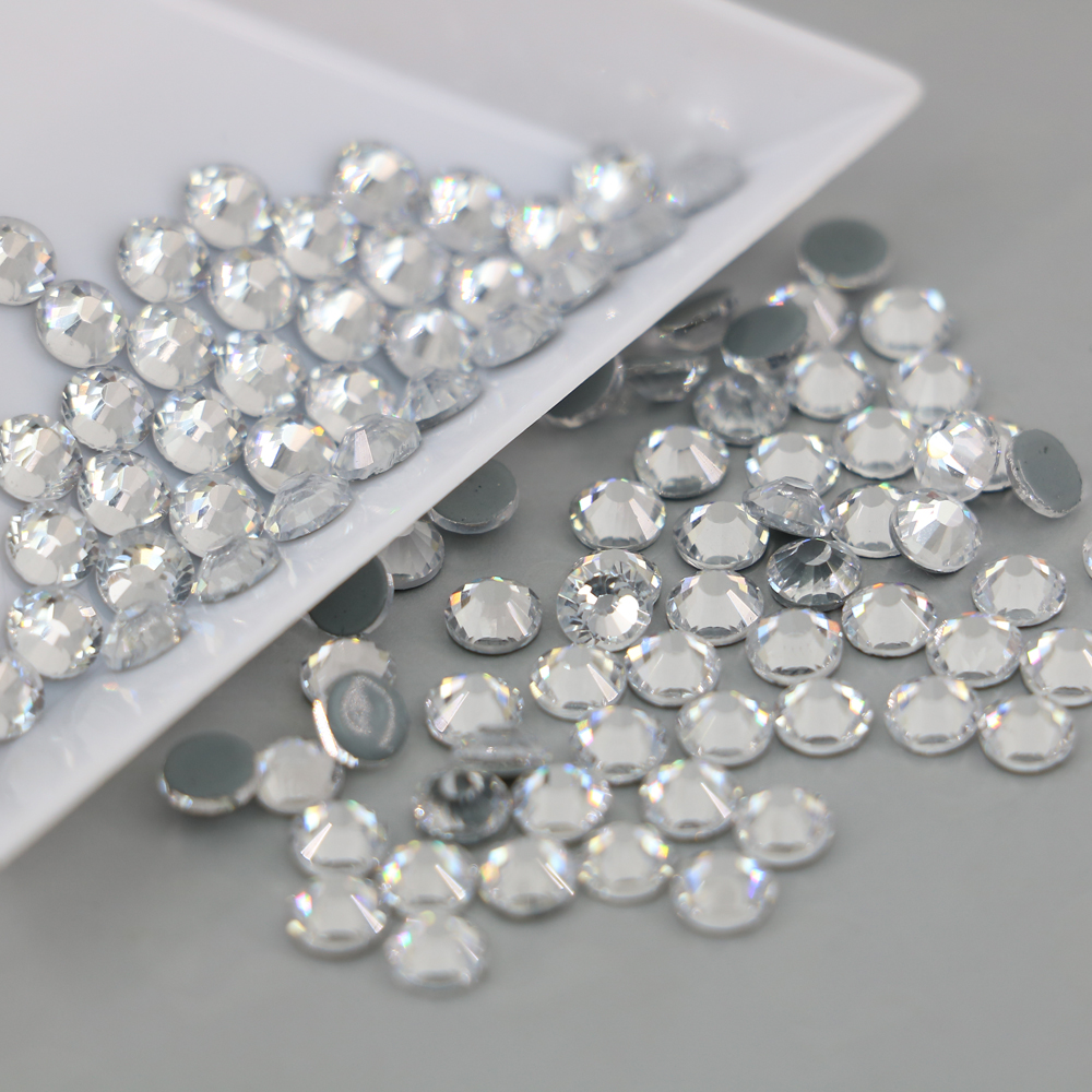 

Wholesale all Size Austrian Crystal HOTFIX Rhinestone 2028# Top Quality Flatback Hot Fix Rhinestones Xilion Rose(Crystal)